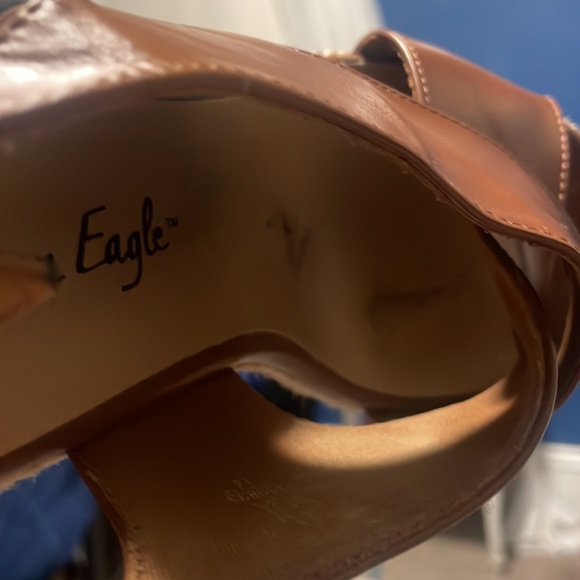 American Eagle Women’s Brown Platform Wedge Sandals | Size 8 - Picture 9 of 12